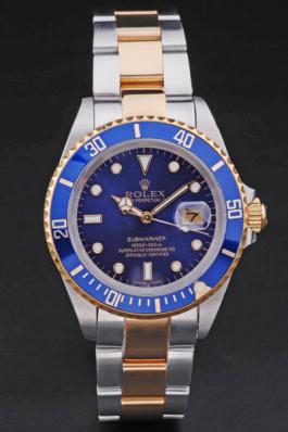 Rolex Submariner Mechanism Golden&Blue Surface Watch-RS4018