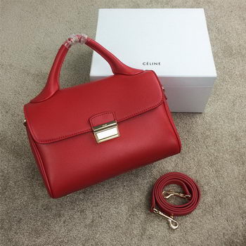 Celine Piccolo Top Handle Bag in pelle originale C20135S Red