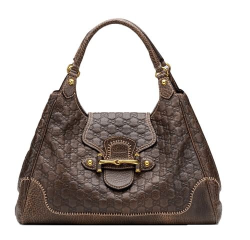 Gucci Outlet New Pelham Large Shoulder Bag 223958 Marrone