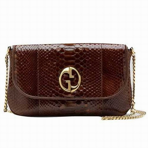 Gucci Outlet 1973 Media Shoulder Bag 251820 Brown