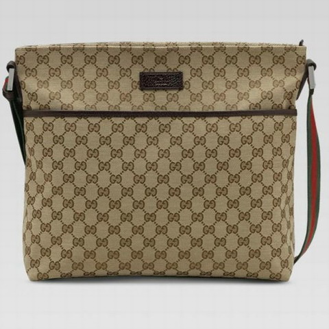 Gucci Messenger Bag 189751 in beige / ebano