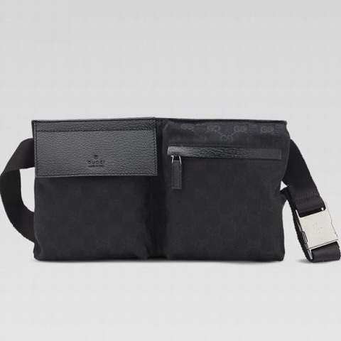 Gucci Outlet Belt Bag 28566R in Black
