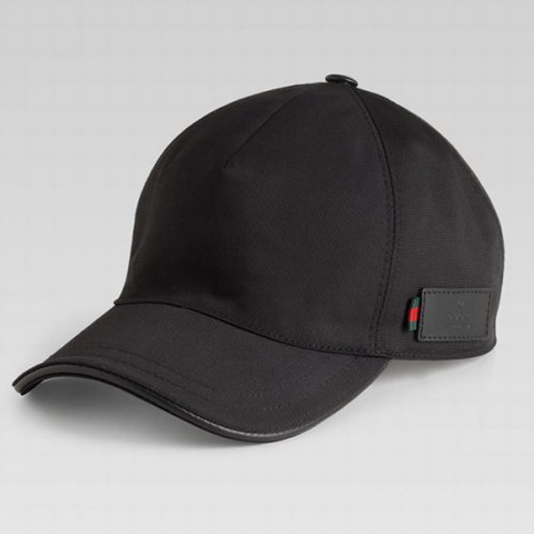 Gucci Outlet Baseball Hat 247238 in nero