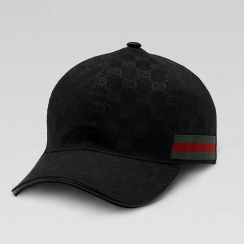 Gucci Outlet cappello da baseball con mer 200035 in nero