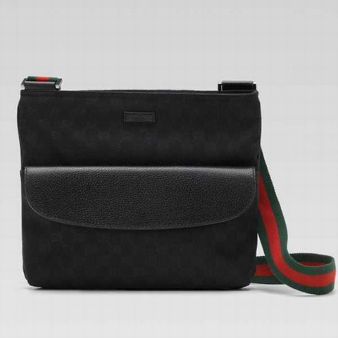 Gucci Medium Messenger Bag 256100 in nero