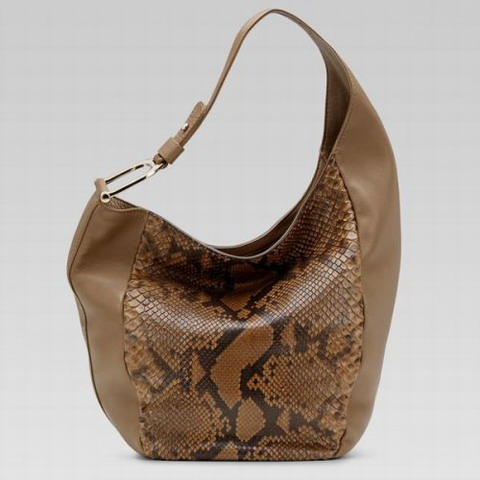 Gucci Outlet Greenwich Medium Shoulder Bag 257050 in Light Brown