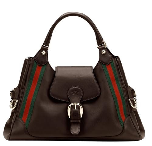 Gucci Outlet Heritage Medium Borsa Tracolla 247599 Brown
