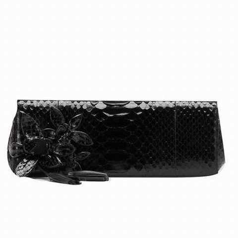 Gucci Glam Orchid Evening Bag 247805 Nero