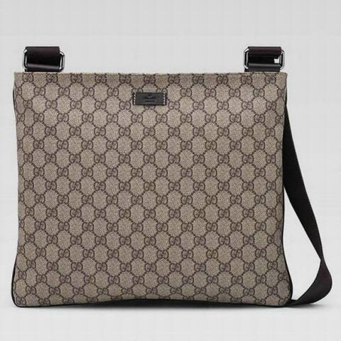 Gucci Medium Messenger Bag 201446 in beige / ebano