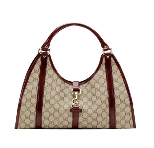 Gucci Outlet Joy Medium Shoulder Bag 203494 Beige / Bordeaux