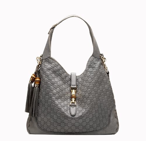 Gucci Outlet New Jackie Shoulder Bag Large 218491 Grigio