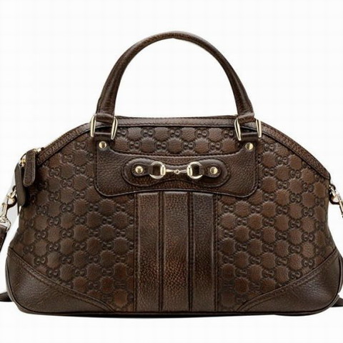 Gucci Cathrine Media Top Handle Bag 247286 Marrone