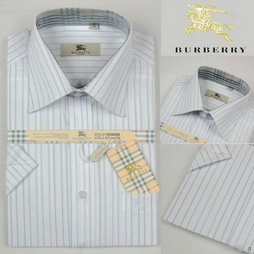 Burberry outlet Burberry Uomo T-shirt a righe a manica lunga Bianco Burberry_021