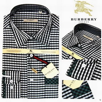 Burberry Outlet Burberry Uomo T-shirt a righe lunghe Grigio manica nero Burberry_066