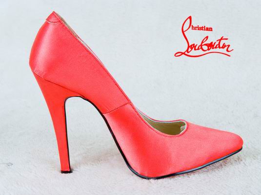 Christian Louboutin Red Suede Pumps
