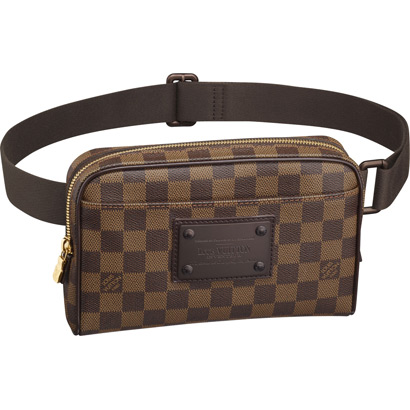 Louis Vuitton Tela Damier Bum Bag Brooklyn Borse N41101 Uomo
