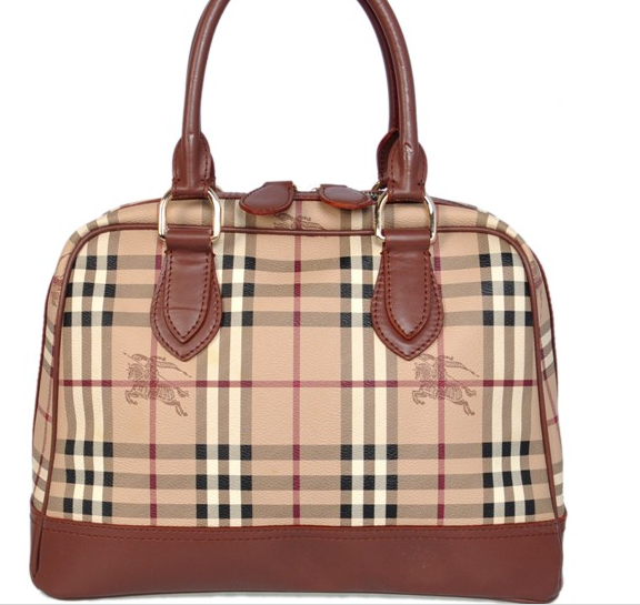 Burberry Outlet Burberry Controlla Lowry Borse beige e rosso